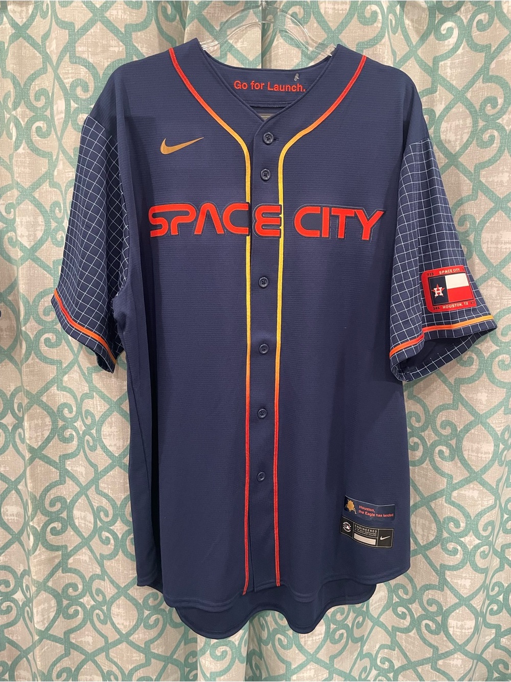 NWT Nike Houston Astros Space City Baseball Jersey XL